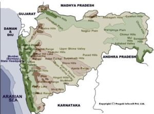 Maharashtra Geography in Marathi