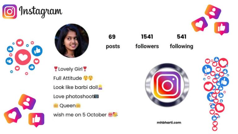 Love bio for Instagram in Marathi with Emoji