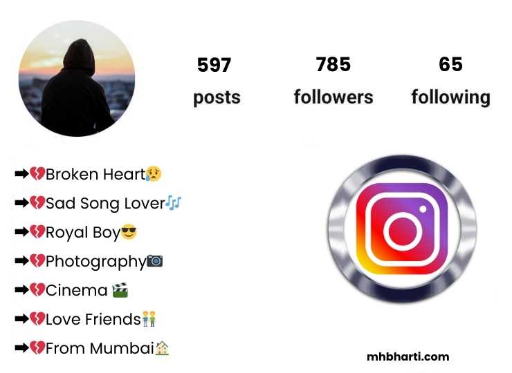 Sad bio for instagram in hindi English