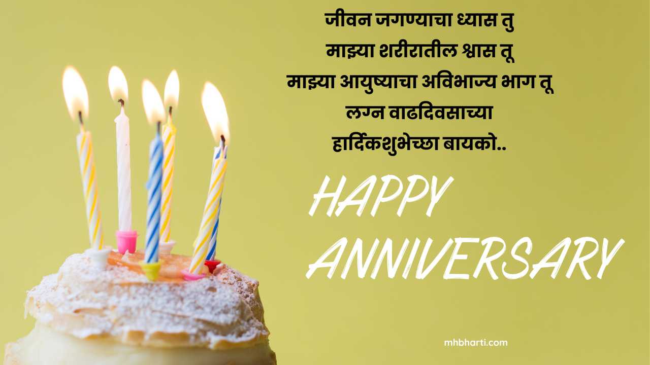 Anniversary quotes for wife in Marathi