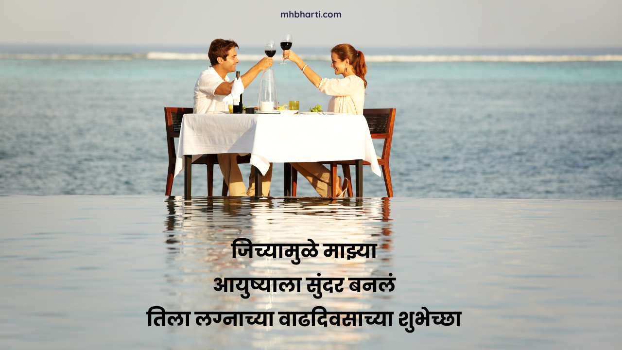 Heart touching anniversary wishes for wife in Marathi